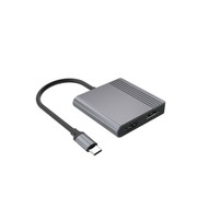 Gembird Adapter USB-C do HDMI + DP, 4K 60Hz, czarny Gembird