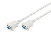 Digitus Kabel połączeniowy RS232 null-modem Typ DSUB9/DSUB9 Ż/Ż 1,8m szary Digitus