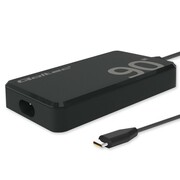 Qoltec Ładowarka sieciowa 90W GaN Fast SLIM | PD | 5-20V | 4.5A | USB-C 3.1 | Laptop | MacBook | Smartfon | +kabel Qoltec