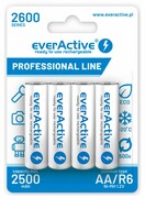 everActive Akumulatory paluszki R6/AA 2600 mAH, blister 4 szt. everActive