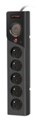 Armac Listwa zasilająca Z5 3m 5x230V 10A Z5/30/CZ czarna Armac