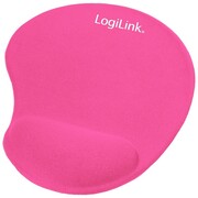 LogiLink Podkładka pod mysz żelowa, kolor różowy LogiLink