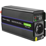 Qoltec Przetwornica napięcia Monolith 1200 MS Wave | 12V na 230V | 600/1200W | USB Qoltec