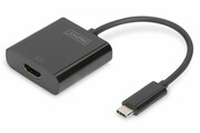 Digitus Adapter graficzny HDMI 4K 30Hz UHD na USB 3.1 Typ C, z audio, czarny, dł. 15cm Digitus