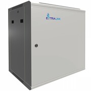 Extralink Szafka wisząca rack 12U 600x450 szara metalowe drzwi Extralink
