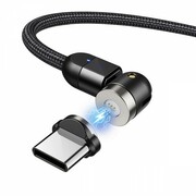 Maclean Magnetyczny kabel USB C 2m kątowy MCE475 Maclean