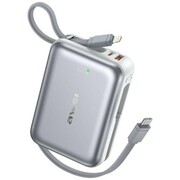 AWEI Powerbank C03 20000mAh 45W USB-A/USB-C + kable Lightning USB-C - srebrny AWEI