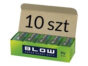 BLOW Bateria 9V 6F22 Super Heavy Duty 10 sztuk BLOW