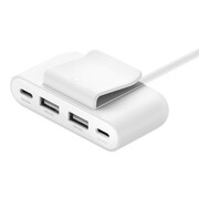 Belkin Ładowarka 4-portowa 2xUSB-C, 2xUSB-A 30W, biała Belkin