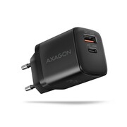 AXAGON ACU-PQ30 Ładowarka sieciowa, PD & QC 30W, QC3.0,4.0/AFC/FCP/PPS/Apple, Czarna AXAGON