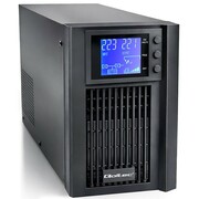 Qoltec Zasilacz awaryjny UPS Pure Sine Wave | 1kVA | 800W | AVR | LCD | Czysty Sinus Qoltec