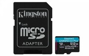 Kingston microSD Canvas Go Plus 512GB 170/90MB/S U3 SDCG3/512GB