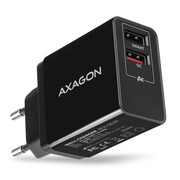 AXAGON ACU-QS24 Ładowarka sieciowa QC 24W, 2x port USB--A, QC3.0/AFC/FCP + 5V/1.2A AXAGON