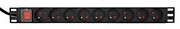 Gembird Listwa zasilająca rack PDU 9xFR 1U 16A FR 2m Gembird