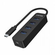 Unitek HUB USB-C; 4x USB-A 3.1; Aktywny; 10W; H1117B Unitek