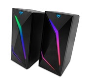 Media-Tech Głośniki COBRA PRO URION 2.0 MT3172 Gamingowe/Line-in/Bluetooth 5.0/RGB/Moduł sterujący/Jack 3,5/USB/RMS 8W/PMPO 320W Media-Tech