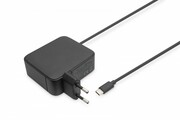 Digitus Ładowarka sieciowa zasilacz 1x USB-C PD 3.0 max. 100W GaN zintegrowany kabel 1,2m Czarna Digitus