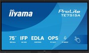 IIYAMA Monitor interaktywny 75 cali TE7515A-B2AG, VA,4K,40pkt,550cd,DeepContrast-IR+, HDMI x2,DP,USB-C, 2 x 20W, OPS Slot x1, 5xUSB, 2xRJ45,8-Array IIYAMA