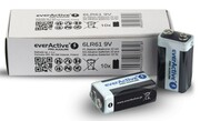everActive Bateria alkaliczna R9/6LR61 9V PRO ALKALINE, Opakowanie 10 szt. everActive