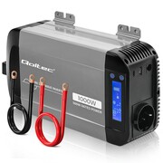 Qoltec Przetwornica napięcia Pure Sine Wave | 12V na 230V | 500/1000W Qoltec