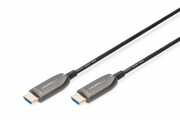 Digitus Kabel połączeniowy hybrydowy AOC HDMI 2.1 Ultra High Speed 8K/60Hz UHD HDMI A/HDMI A M/M czarny 10m Digitus