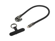 Lanberg Kabel USB-C M/M SMYCZ/BRELOK 0.3M 240W czarny Lanberg