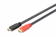 Digitus Kabel połączeniowy HDMI HighSpeed z Ethernetem ze wzmacniaczem 4K 30Hz UHD HDMI A/A M/M 15m Digitus