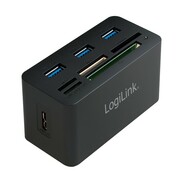 LogiLink Hub USB 3.0, 3 porty, z czytnikiem kart pamięci LogiLink