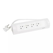 Legrand Przedłużacz narożny 4x2P+Z 1m biały Legrand