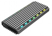 Gembird Obudowa dysku M.2 NVME Aluminiowa LED USB 3.1 Gembird