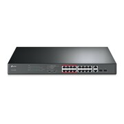 TP-LINK Przełącznik SL1218MP 16xFE PoE+ 2x1Gb 2xSFP TP-LINK
