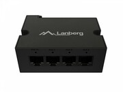 Lanberg Przełącznik Din-Ge4-Bt-90w 1xIn 3xOut 1GB PoE Extender Gigabit Ethernet Din Rail Bt 90W Lanberg