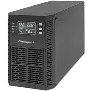 Qoltec Zasilacz awaryjny UPS 1kVA | 1000W | Power Factor 1.0 | LCD | EPO| USB | On-line Qoltec