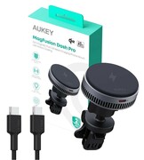 AUKEY HD-MC13A Qi2 15W 3A chłodząca ładowarka bezprzewodowa samochodowa AUKEY