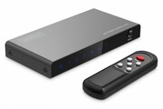 Digitus Przełącznik/Switch 4K HDMI 3x1, 60Hz HDCP 2.3, pilot, Czarny Digitus