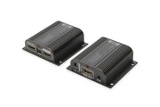 Digitus Przedłużacz/Extender HDMI do 50m po skrętce Cat.6/7 UTP, 1080p 60Hz FHD, HDCP 1.2, IR, audio(zestaw) Digitus