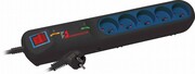 Lestar Listwa przeciwprzepięciowa LFT-2005, 3L EMI/RFI, 5,0m, czarna Lestar