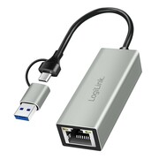 LogiLink Adapter USB-C do Gigabit Ethernet + USB LogiLink