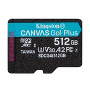 Kingston microSD Canvas Go Plus 512GB 170/90MB/S U3 SDCG3/512GB