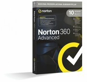 Norton Oprogramowanie Oprogramowanie ADVANCED 200GB PL 1 użytkownik 10 urządzeń 1 rok 21466473 Norton