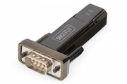 Digitus Konwerter / Adapter USB-A 2.0 męski do RS232 (DB9) męski | Chipset Prolific PL2303GT | Mocowanie na śruby | z dodatkowym kablem 0.8m Digitus