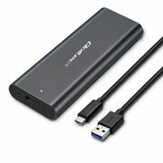 Qoltec Obudowa | kieszeń do dysków M.2 SSD | NVME | PCI-E | USB-C Qoltec
