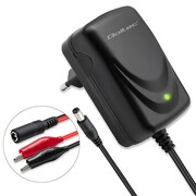 Qoltec Automatyczna ładowarka do akumulatora AGM GEL STD 12V | 1.5A | Prostownik z sygnalizatorem LED Qoltec