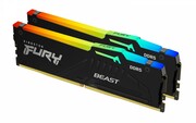 Kingston Pamięć DDR5 Fury Beast RGB 32GB(2*16GB)/5200 CL40 Kingston