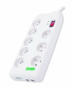 EVER Listwa Home 2M 8 gniazd Filtrująca EVER