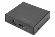Digitus Rozdzielacz/Splitter HDMI 2-portowy, 4K 30Hz UHD 3D, HDCP 1.3, audio Digitus