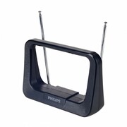 Philips Antena wewnętrzna TV z przewodem koncentrycznym 1.8m, 75Ohm, Filtr 3G/4G, DVB-T/T2 Philips
