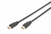 Digitus Kabel połączeniowy HDMI HighSpeed z Ethernetem 4K 60Hz UHD Typ HDMI A/HDMI A M/M czarny 5m Digitus