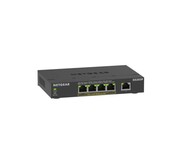 Netgear Przełącznik niezarządzalny GS305P-300EUS PoE+ Gigabit 5-portowy SOHO z serii 300 Netgear