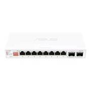 Asus Przełącznik niezarządzalny QG-U1080 8 portów 2.5G + 2 porty 10G SFP+ Asus
